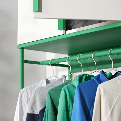 PLATSA wardrobe with 2 doors+3 drawers