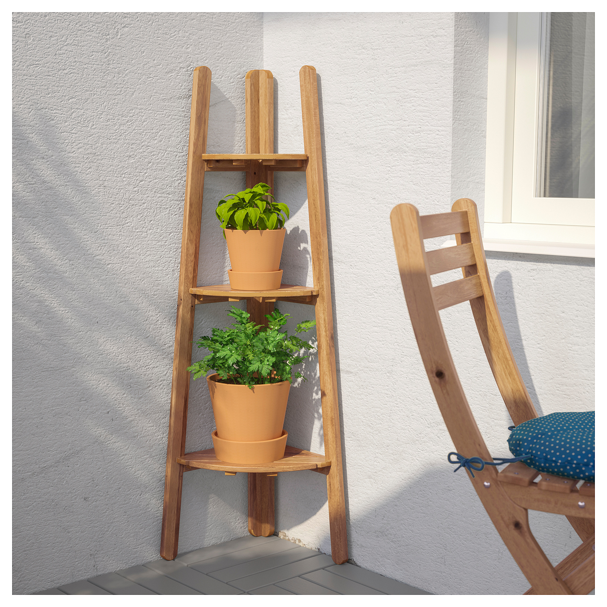 Askholmen 花盆架 染淺褐色 Ikea 香港及澳門
