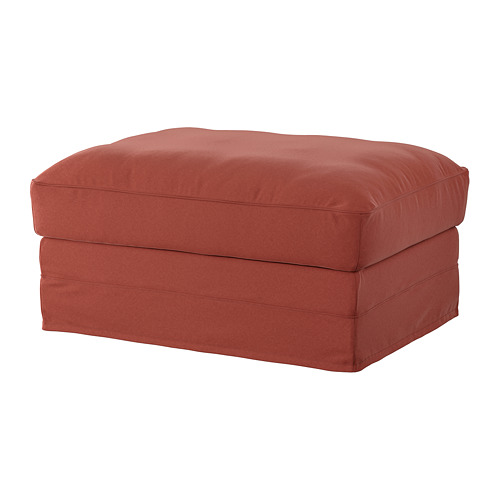 GRÖNLID cover for footstool with storage