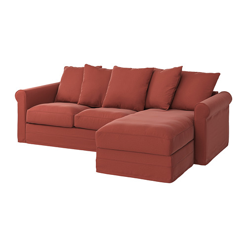 GRÖNLID 3-seat sofa with chaise longue