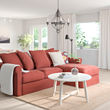 GRÖNLID 3-seat sofa-bed with chaise longue