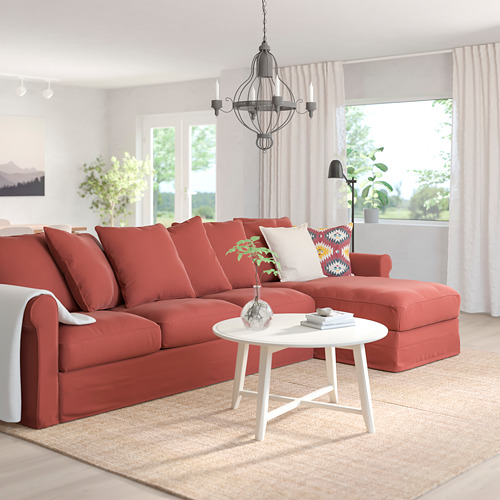 GRÖNLID 4-seat sofa with chaise longue