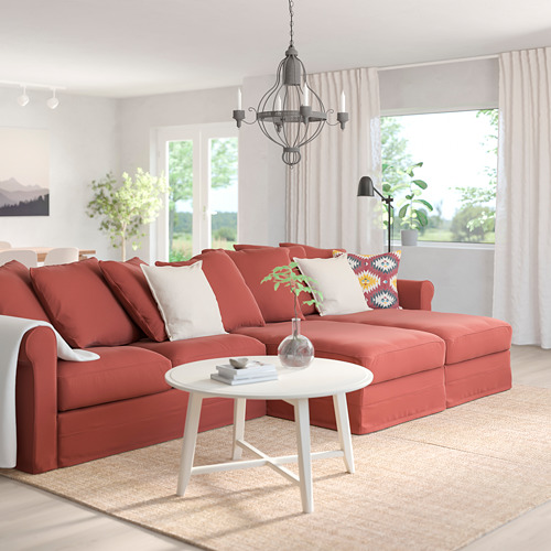 GRÖNLID 4-seat sofa with chaise longues