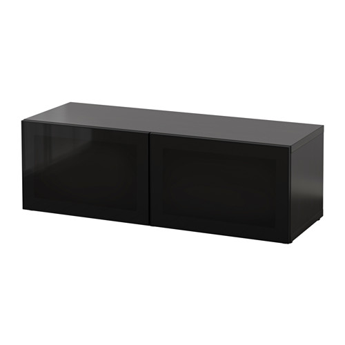 BESTÅ shelf unit with glass doors