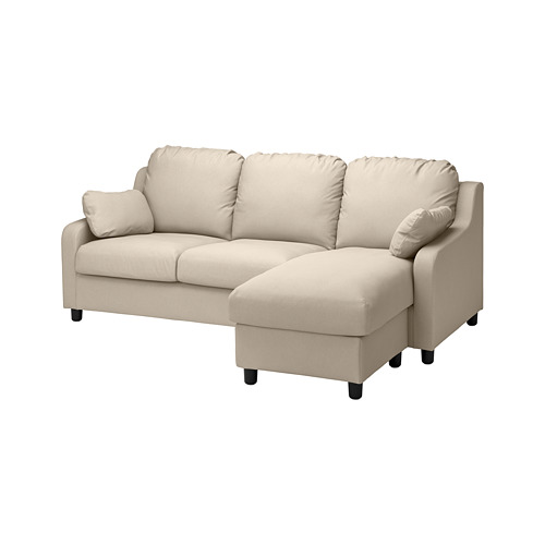 VINLIDEN 3-seat sofa with chaise longue