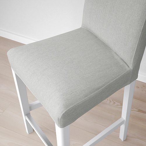 BERGMUND bar stool with backrest