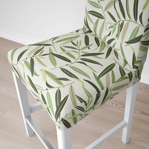 BERGMUND bar stool with backrest