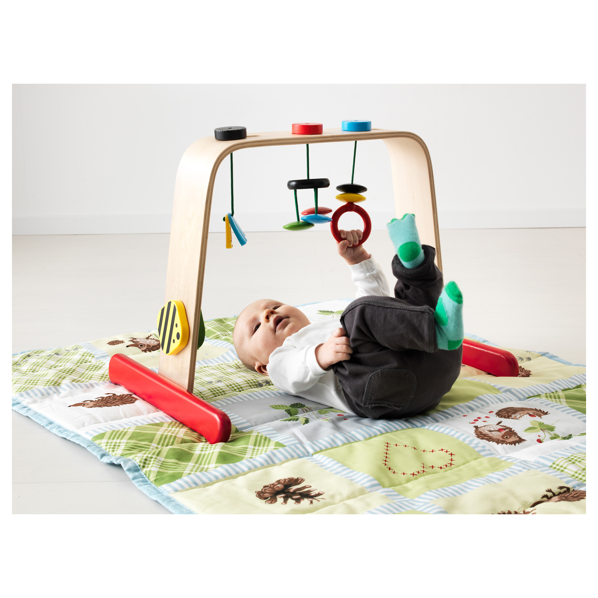 ikea wooden play gym