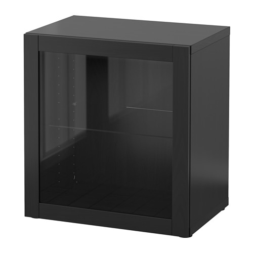 BESTÅ shelf unit with glass door