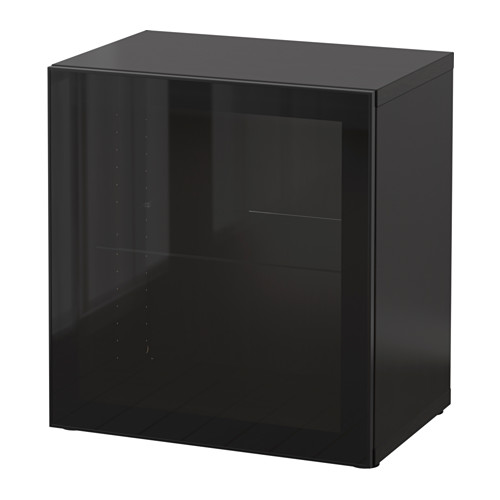 BESTÅ shelf unit with glass door
