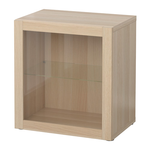 BESTÅ shelf unit with glass door