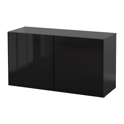 BESTÅ shelf unit with glass doors