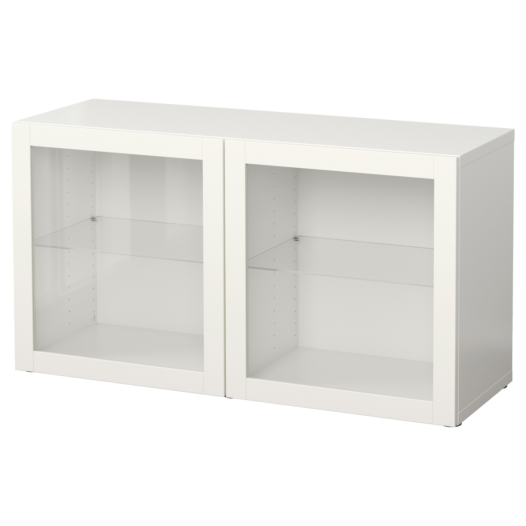 BESTÅ shelf unit with glass doors, white/Sindvik white clear glass IKEA Hong Kong and Macau