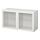 BESTÅ - 層架組合連玻璃門, 白色/Glassvik 白色/透明玻璃 | IKEA 香港及澳門 - PE537294_S1