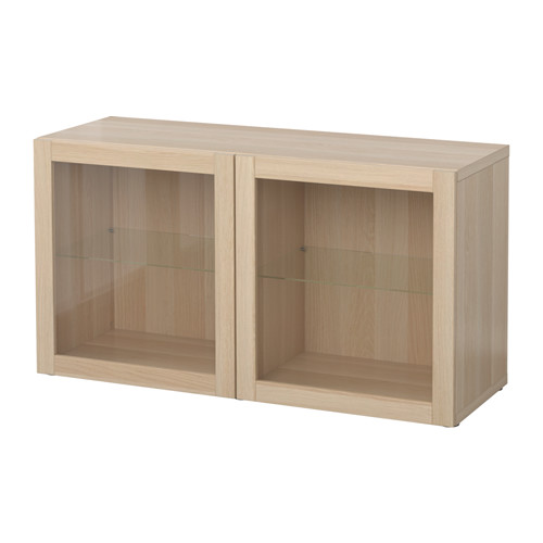 BESTÅ shelf unit with glass doors