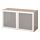 BESTÅ - 層架組合連玻璃門, 染白橡木紋/Glassvik 白色/磨砂玻璃 | IKEA 香港及澳門 - PE537298_S1