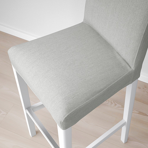 BERGMUND bar stool with backrest