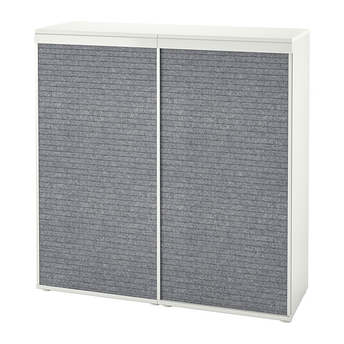 PLATSA cabinet with 2 sliding doors