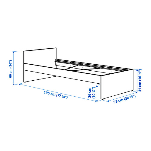 VIHALS bed frame