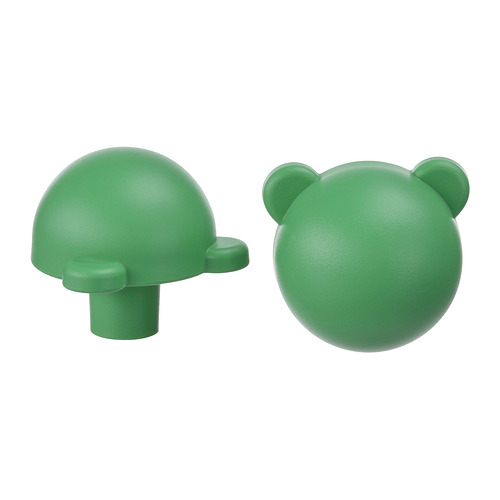 GREJSIMOJS - 把手, 綠色/熊, 38 毫米 | IKEA 香港及澳門 - PE991227_S4