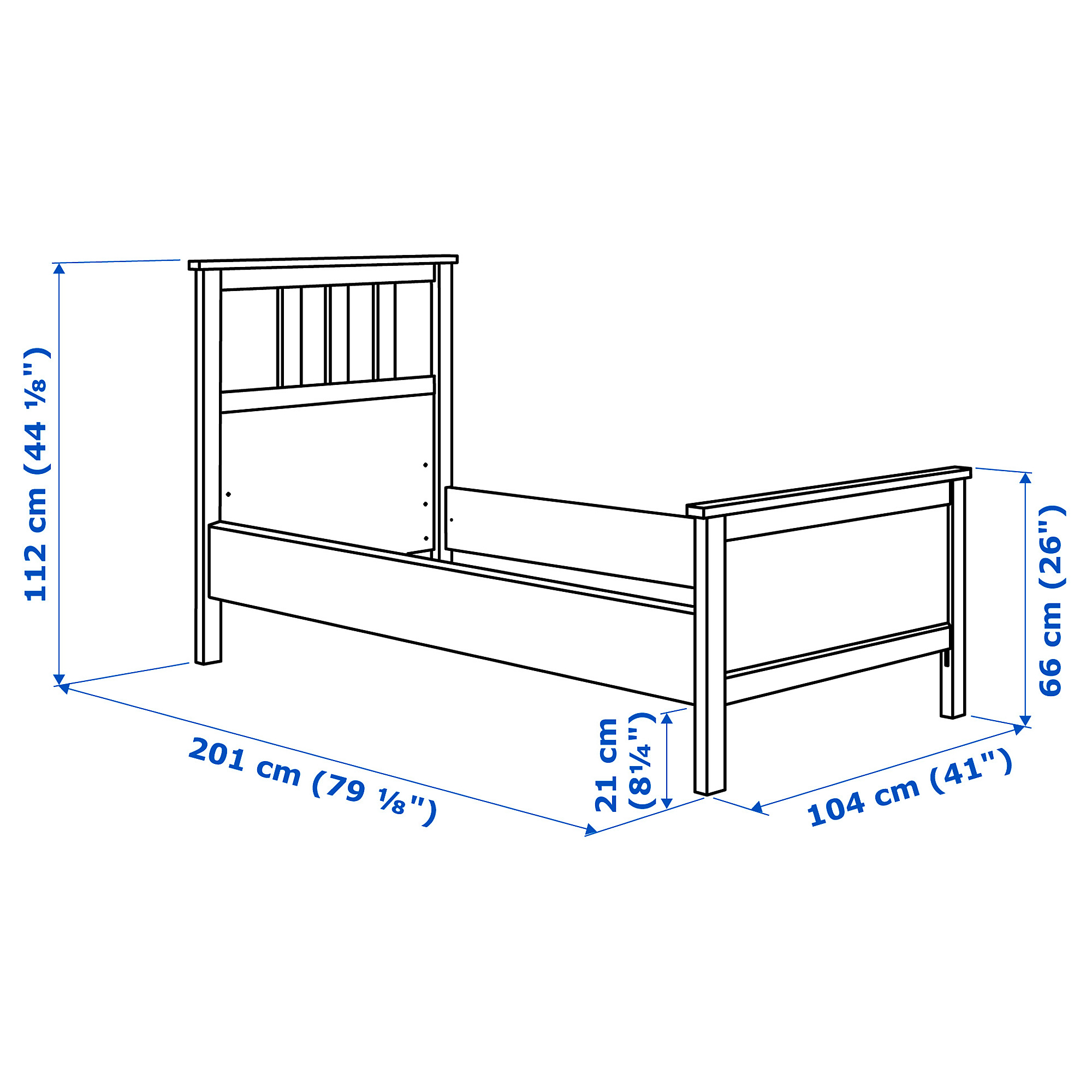 HEMNES 床架