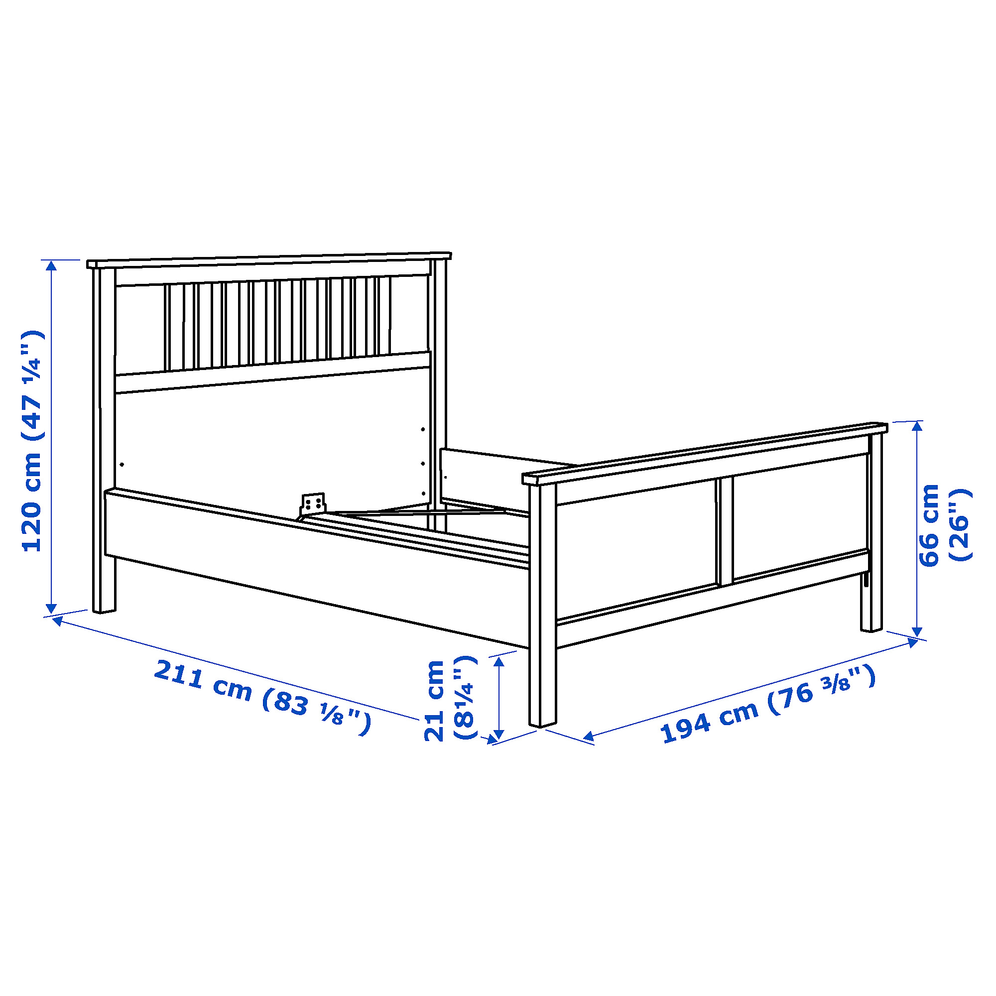 HEMNES 床架
