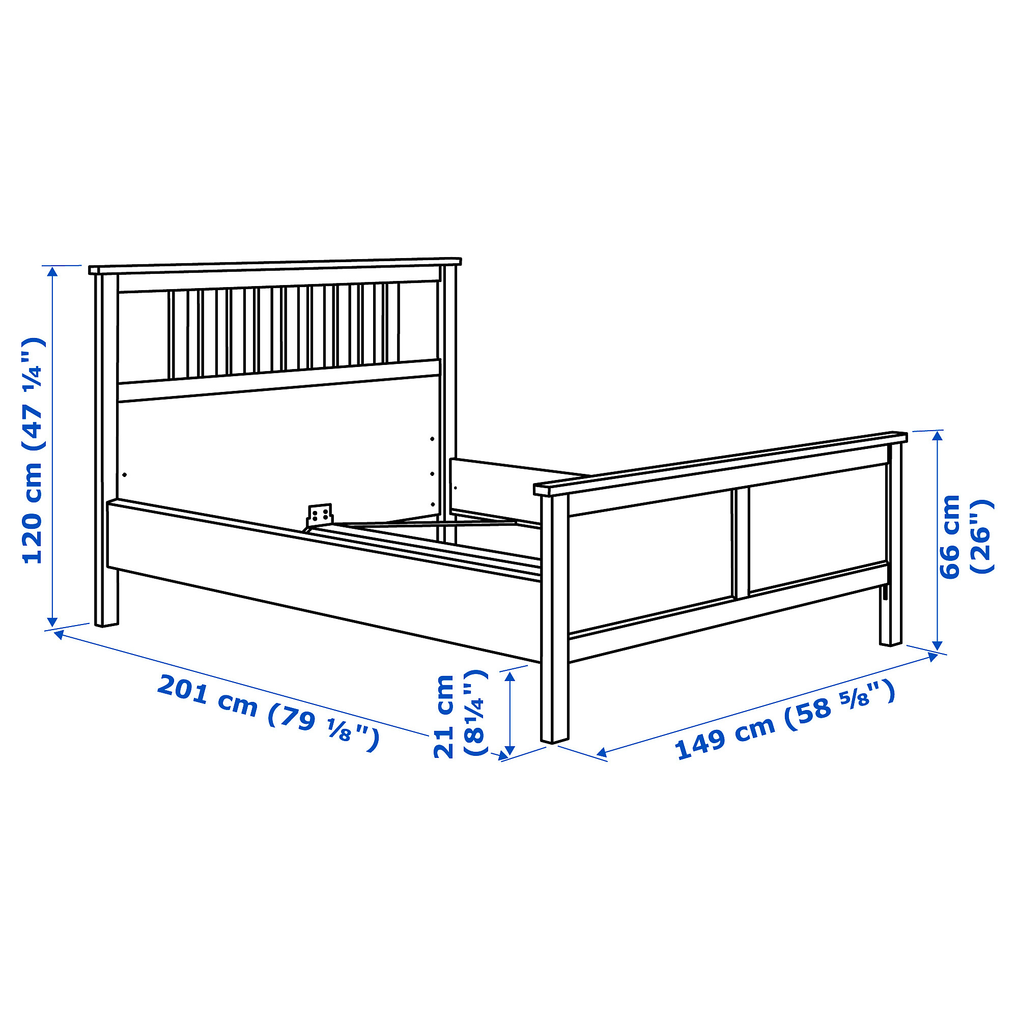 HEMNES 床架