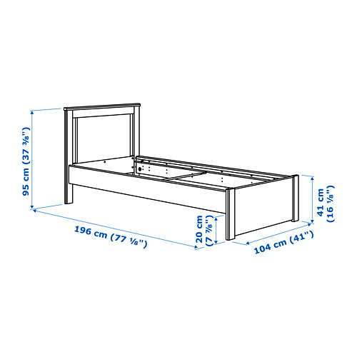 SONGESAND bed frame