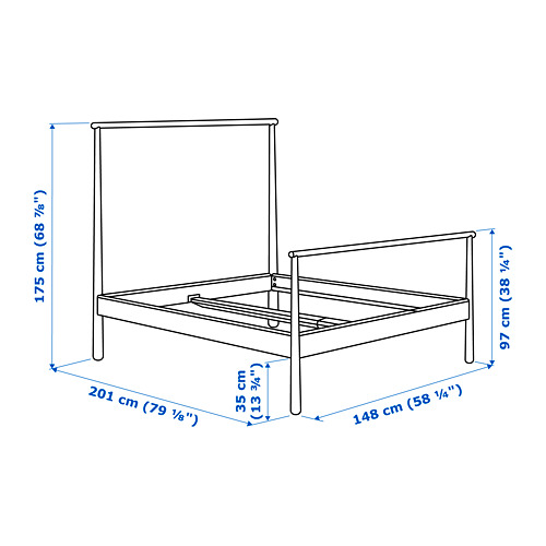 GJÖRA bed frame