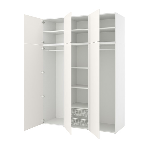 PLATSA wardrobe w 6 doors