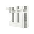 PLATSA wardrobe with 11 doors+9 drawers