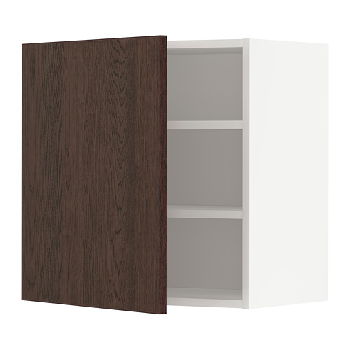 METOD wall cabinet with shelves