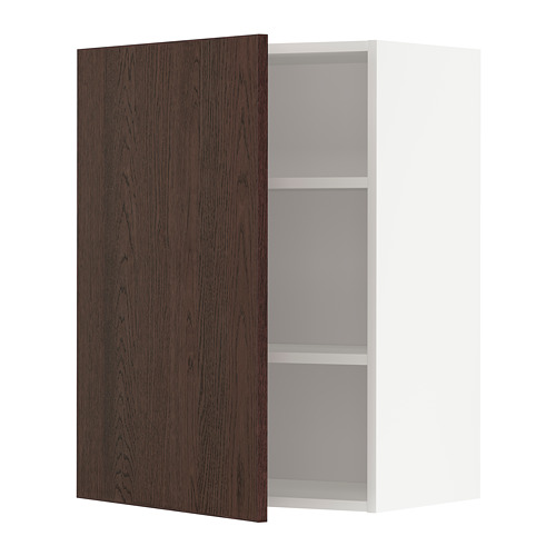 METOD wall cabinet with shelves