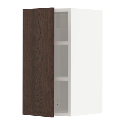 METOD wall cabinet with shelves