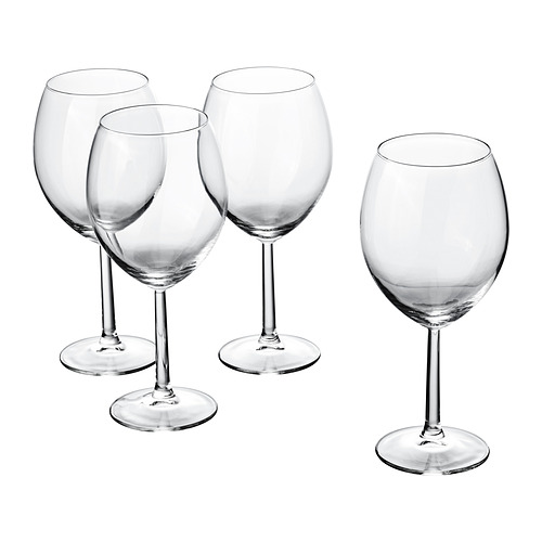 SVALKA Wine glass, clear glass - IKEA