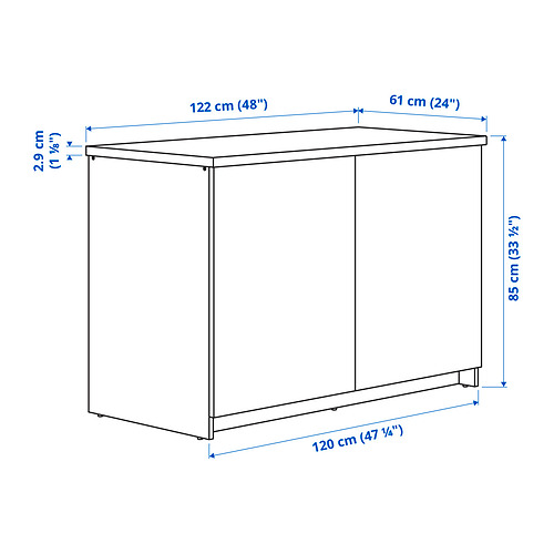 KNOXHULT 連門地櫃