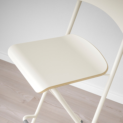 FRANKLIN bar stool with backrest, foldable