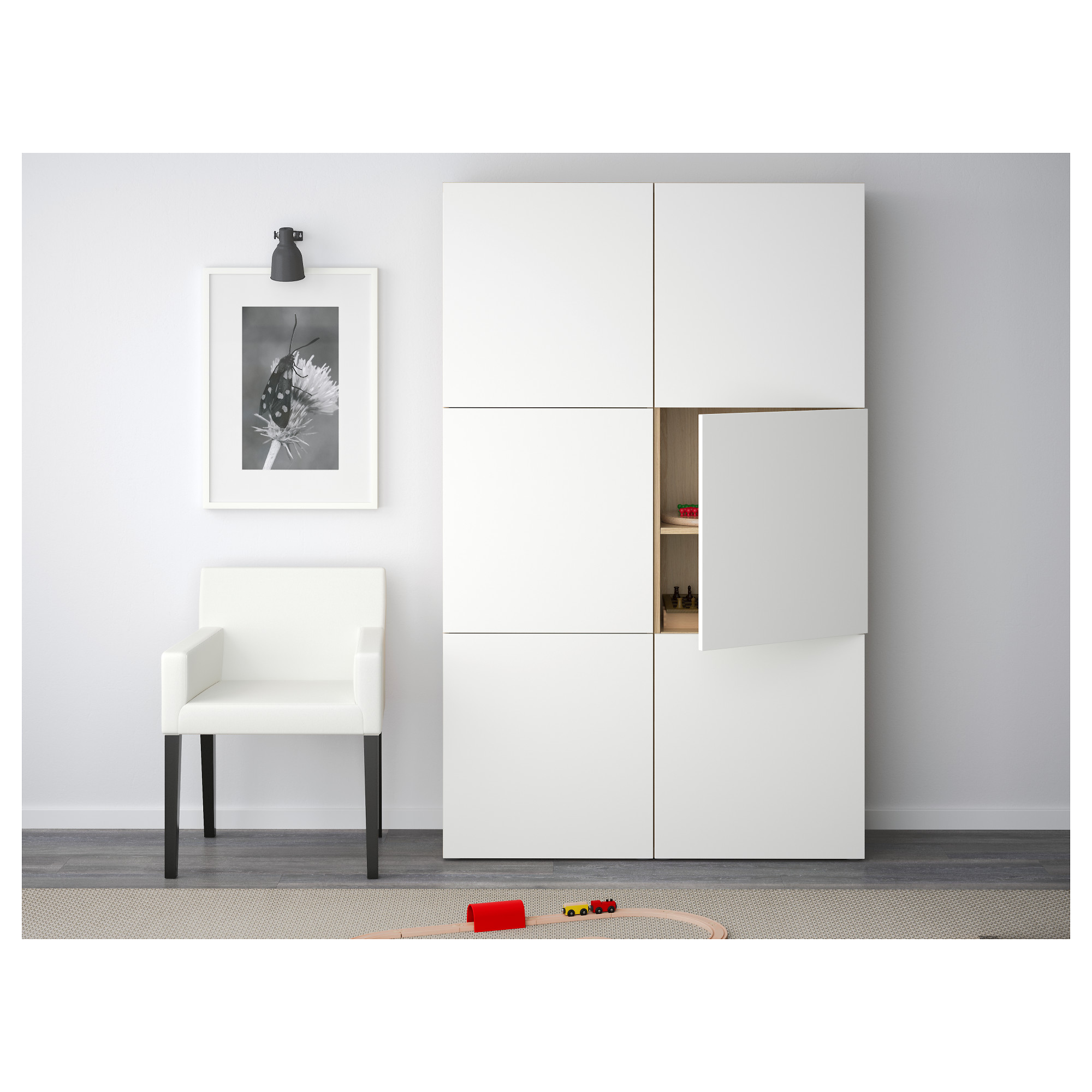 BESTÅ storage combination with doors
