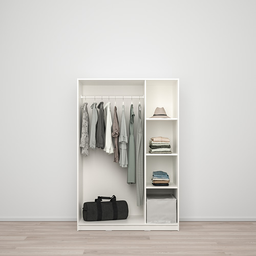 KLEPPSTAD wardrobe with 3 doors