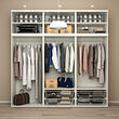 PLATSA wardrobe with 6 sliding doors
