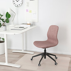 LÅNGFJÄLL - 辦公椅, Gunnared 深灰色/黑色 | IKEA 香港及澳門 - PE735480_S3
