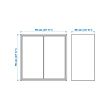EKET cabinet w 2 doors and 1 shelf