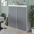 PLATSA cabinet with 2 sliding doors