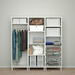 PLATSA wardrobe w 2 sliding doors+1 door