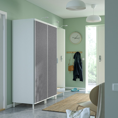 PLATSA wardrobe w 2 sliding doors+1 door