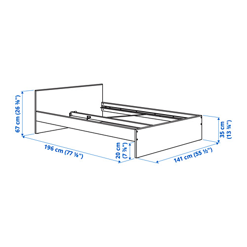 GURSKEN bedroom furniture, set of 4