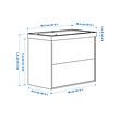 HAVBÄCK/ORRSJÖN wash-stnd w drawers/wash-basin