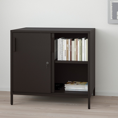 TROTTEN cabinet with sliding doors