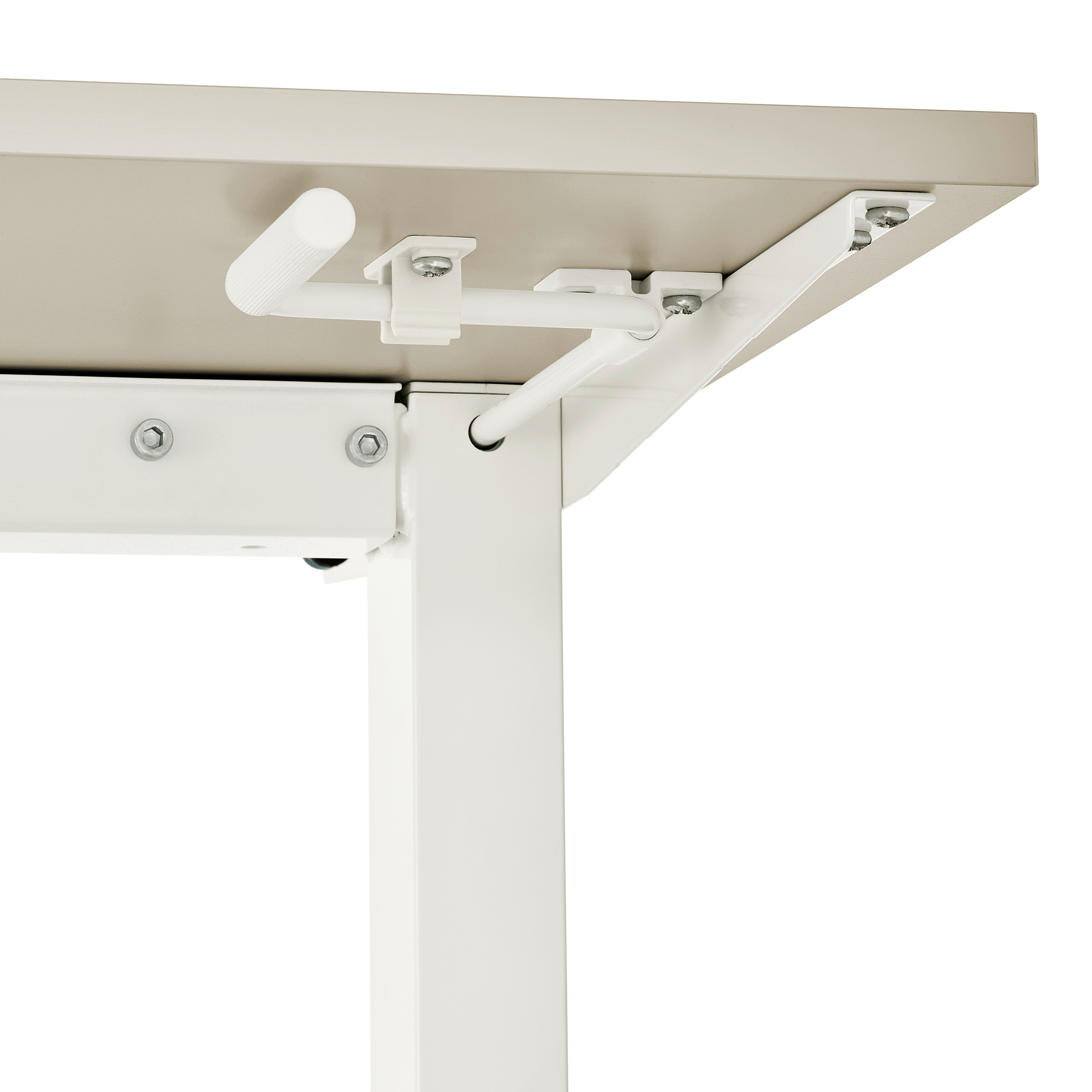 spiraal kogel kraam TROTTEN - desk sit/stand, 120x70 cm, beige/white | IKEA Hong Kong and Macau
