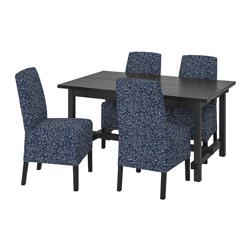 BERGMUND/NORDVIKEN table and 4 chairs